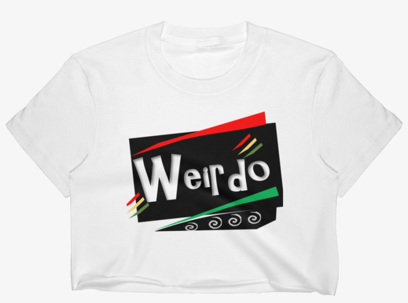 Weirdo Fitted Crop Top - Active Shirt, transparent png #1562431