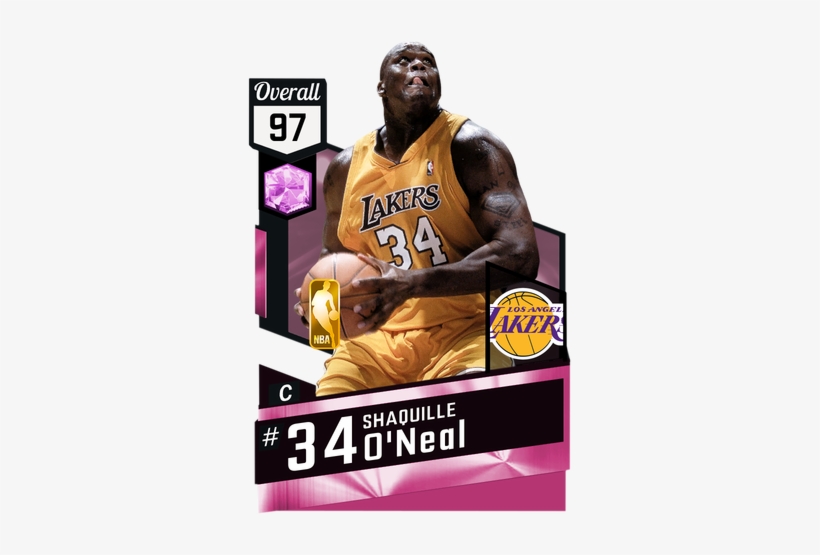 '01 Shaquille O'neal Pinkdiamond Card - Pink Diamond Kevin Love, transparent png #1562455