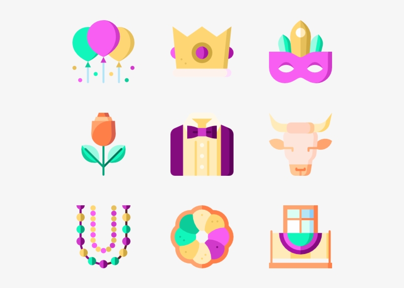 Mardi Gras - New Orleans Icons, transparent png #1562476
