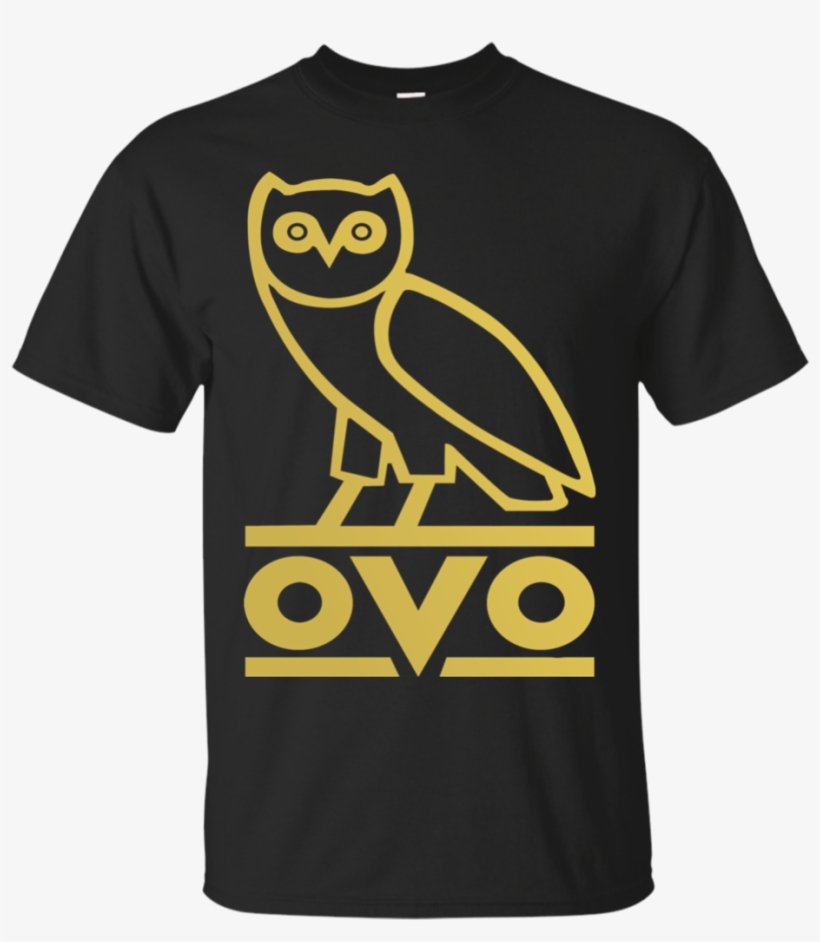 Gold Ovo Owl T Shirt Men Women Youth - Ovo Logo, transparent png #1562517