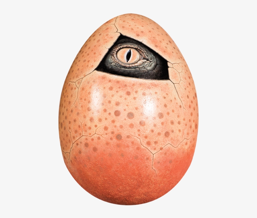 208 To Go - Dinosaur Egg With Eye, transparent png #1562740