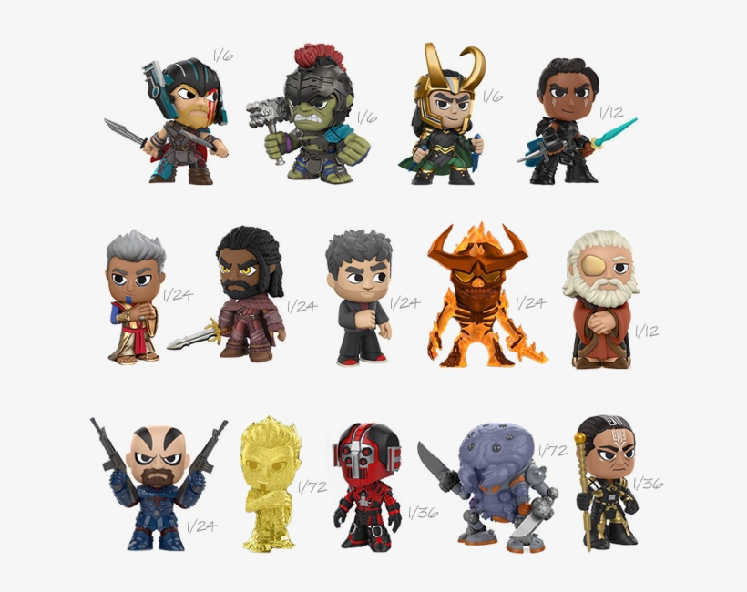 Funko Thor Ragnarok Mystery Minis, transparent png #1563004