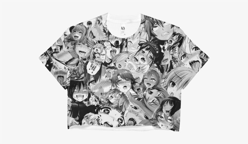 Image Of Ahegao Crop Top - Crop Top, transparent png #1563186