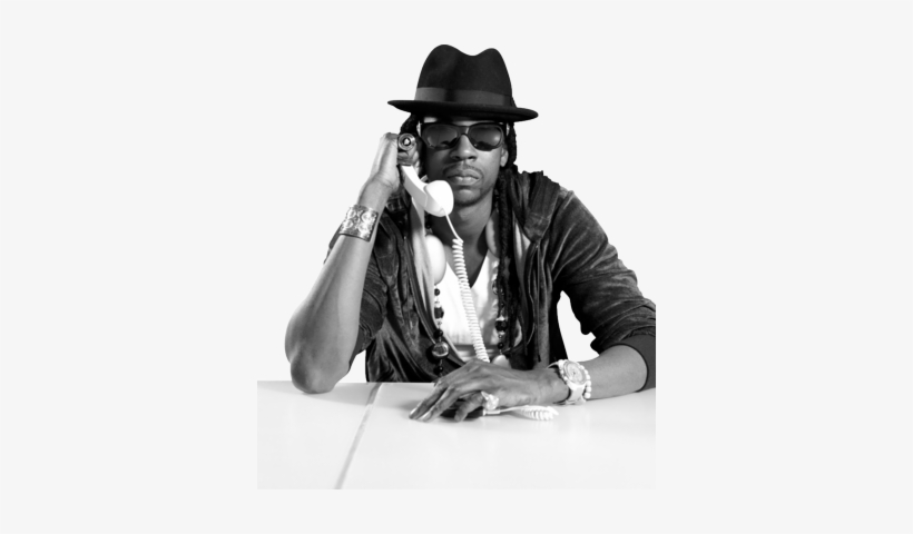 2 Chainz Chain Psd - 2chainz Black And White, transparent png #1563354