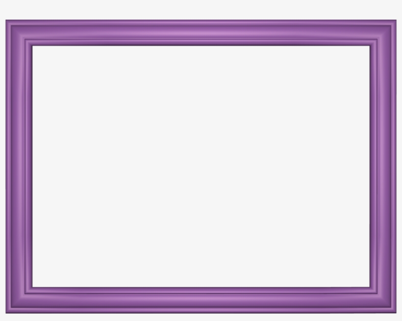 Mauve Elegant Embossed Frame Rectangular Powerpoint - Picture Frame, transparent png #1563381