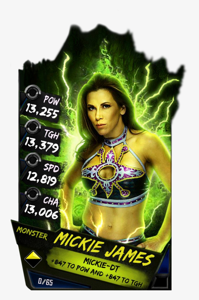 Mickiejames S4 17 Monster - Wwe Supercard Monster Cards, transparent png #1563509