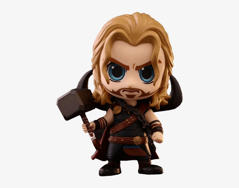 Marvel - Thor - Ragnarok - Thor Roadworn Cosbaby Vinyl - Thor Cosbaby Hot Toys, transparent png #1563577