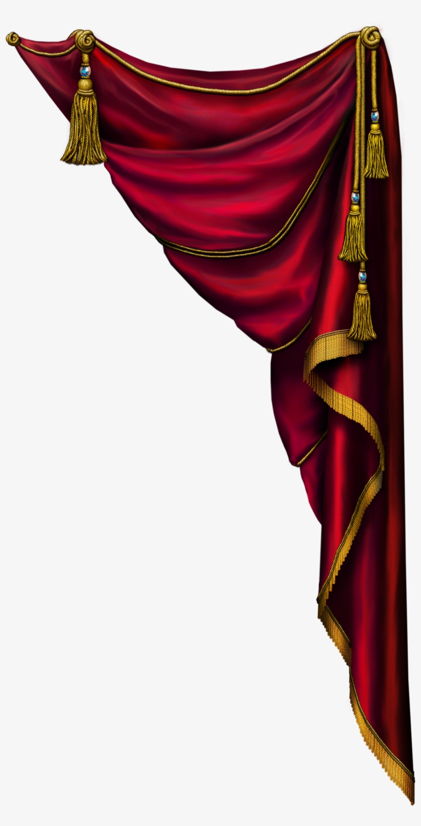 Red Curtain Png, transparent png #1563771