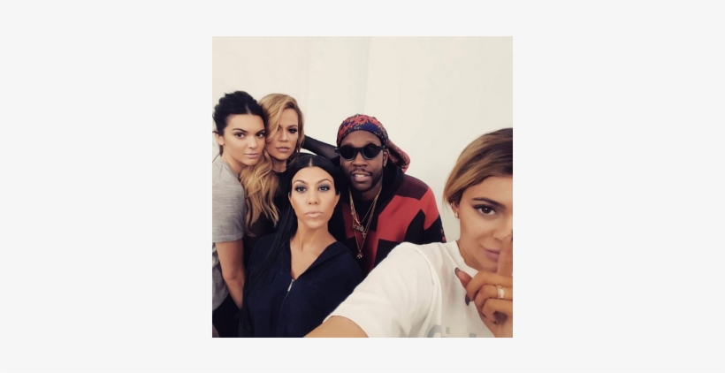 @2chainz Gets Fresh With #jennerationkardashian #nyfw2015 - Kendall Jenner With Kourtney Kids, transparent png #1563915