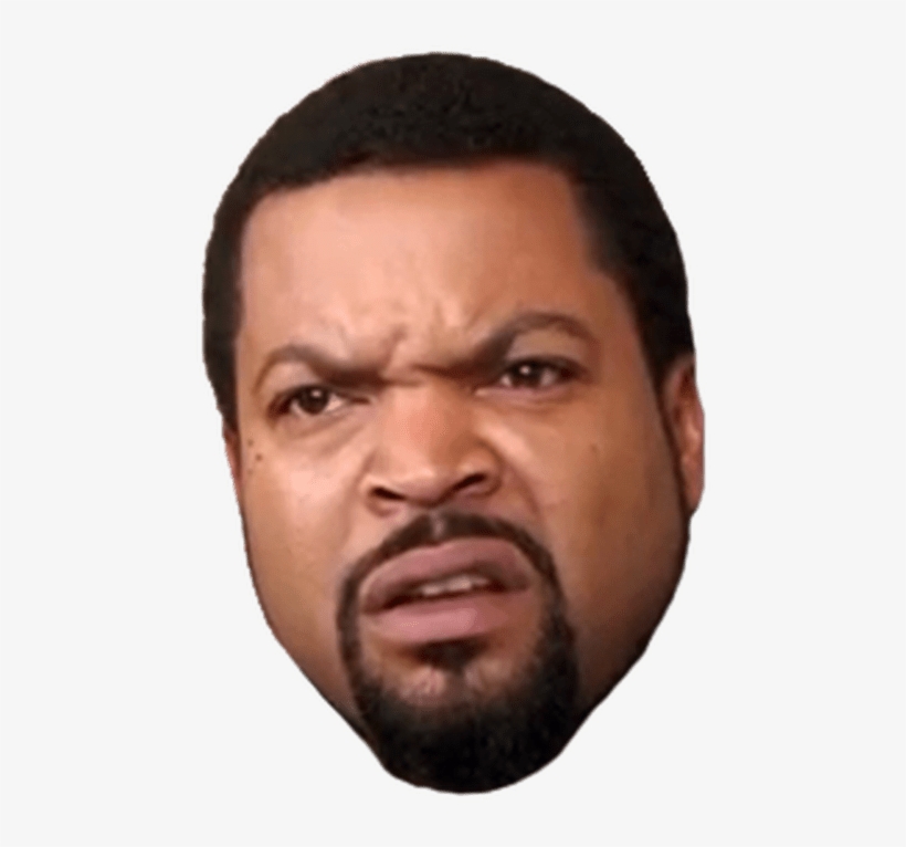 Ice Cube Face Png - Transparent Ice Cube Rapper, transparent png #1563948