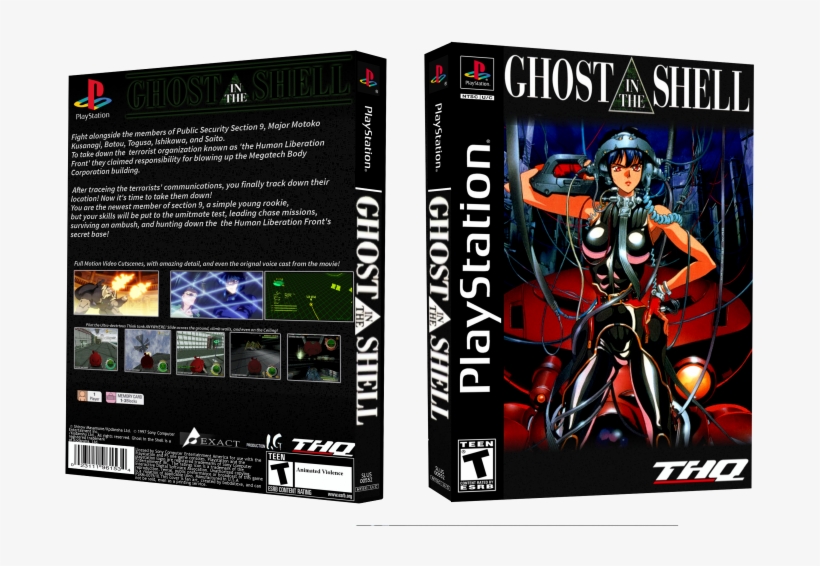 Ghost In The Shell Box Art Cover - Ghost In The Shell Box, transparent png #1563949