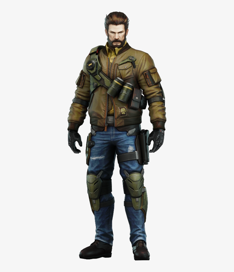 Ghost In The Shell - Ghost In The Shell First Assault Batou, transparent png #1564062