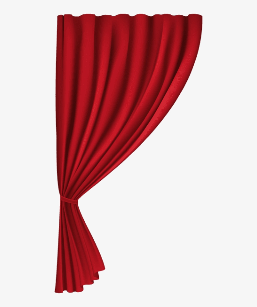 Curtain Red Png Clip Art Image - Clip Art, transparent png #1564082