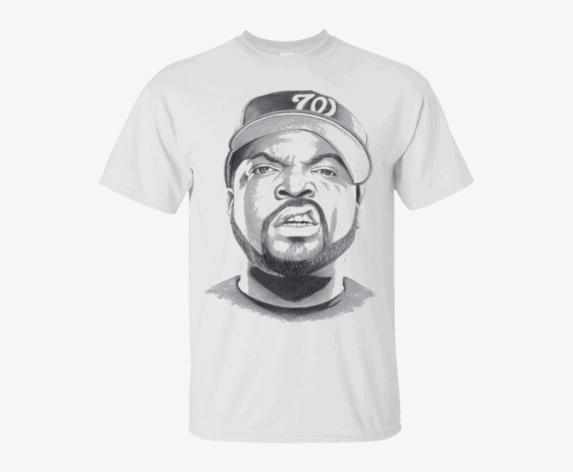 Hi Everybody Ice Cube Drawing T Shirt Https - Dibujos De Ice Cube, transparent png #1564277