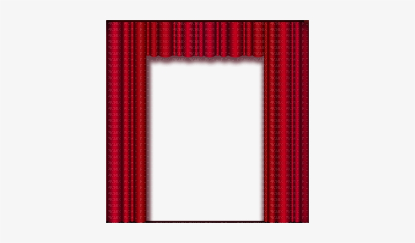 Red Curtain Frame - Curtain, transparent png #1564375