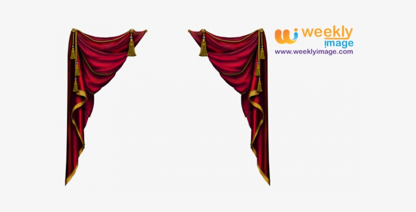 Stage Curtains Png Download - Transparent Curtains Clipart Png, transparent png #1564400