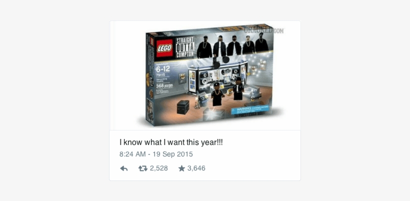 Ice Cube, Lego, And Straight Outta - Lego Compton, transparent png #1564406