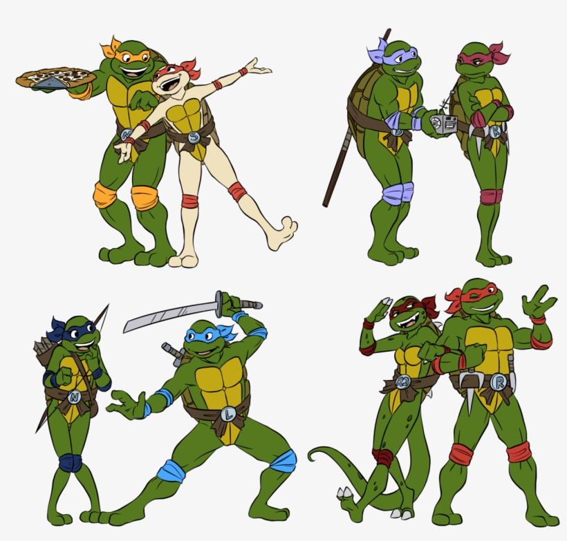 Kicking It Old School By R Ninjaturtle - Venus De Milo Tortuga Ninja, transparent png #1564481