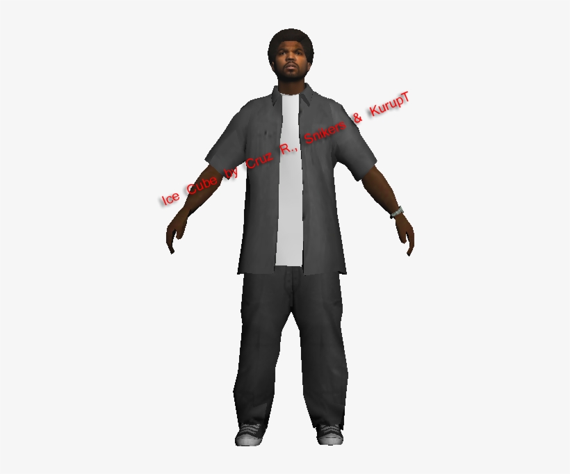 Ice Cube Mod - Gta San Skin Ice Cube, transparent png #1564482