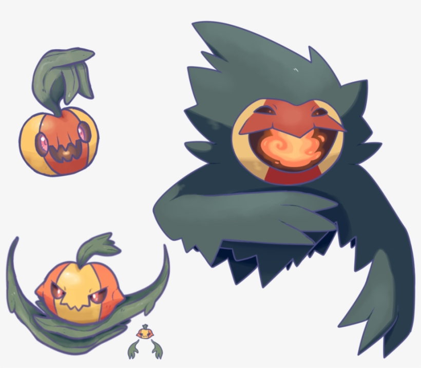 Pumpkins By Torqupine On Deviantart Clipart Freeuse - Fan Made Pokemon Pixel, transparent png #1564646