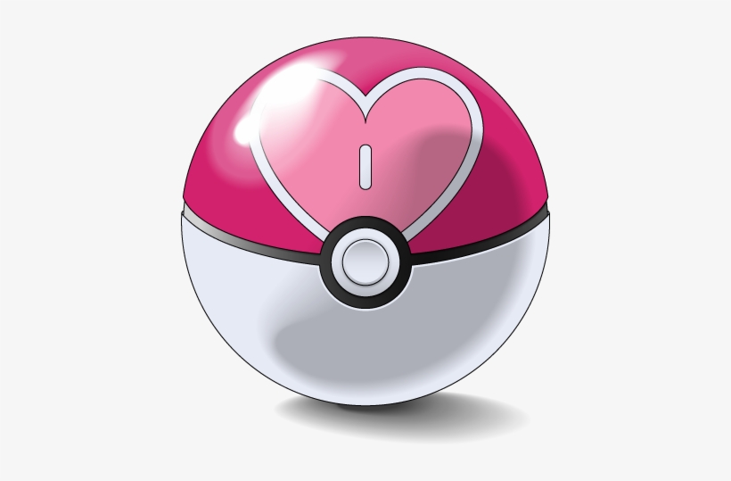 Love Ball, One Of The Worst Poke Balls - Love Ball Pokemon, transparent png #1564666