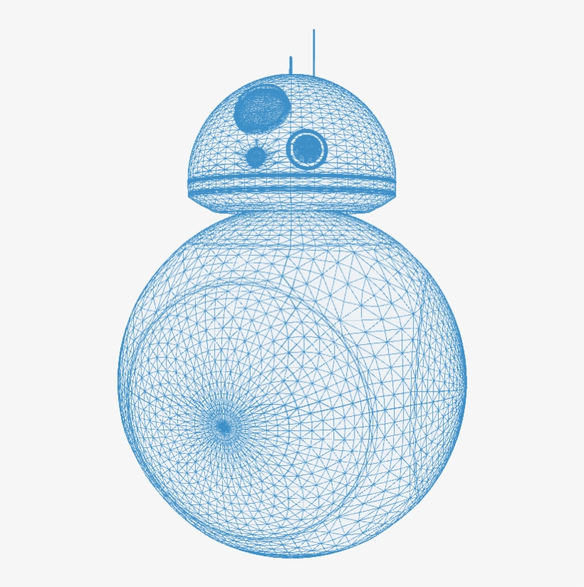 Bb8 Wireframe, transparent png #1565306