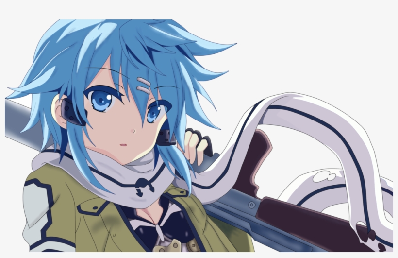 Sinon Png By Tranzicola-d7tqfn3 - Sword Art Online Sinon Png, transparent png #1565521