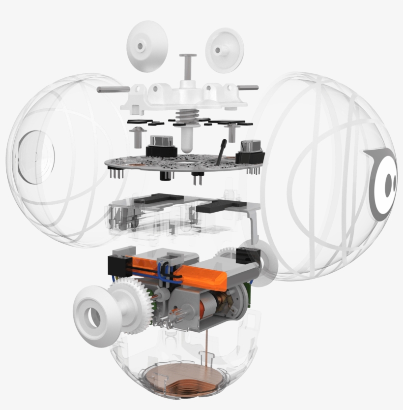 The Internals Of The Sprk Edition Of The Sphero Are - Bb8 Internals, transparent png #1565587