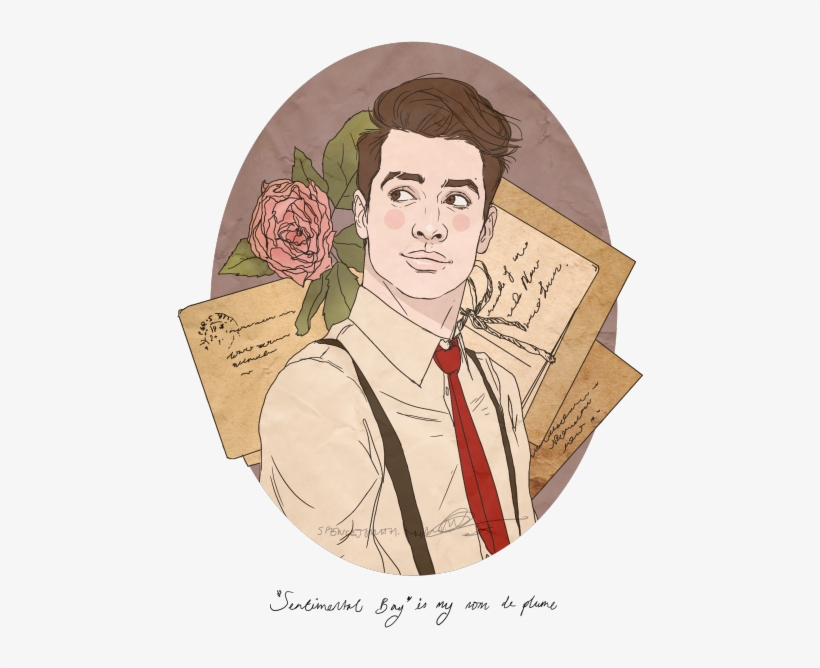 At The Disco - Brendon Urie Sticker, transparent png #1565609