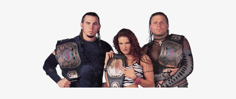 With Trish Stratus Retiring Following Her Women's Championship - Jeff Hardy Matt Hardy And Lita, transparent png #1565647