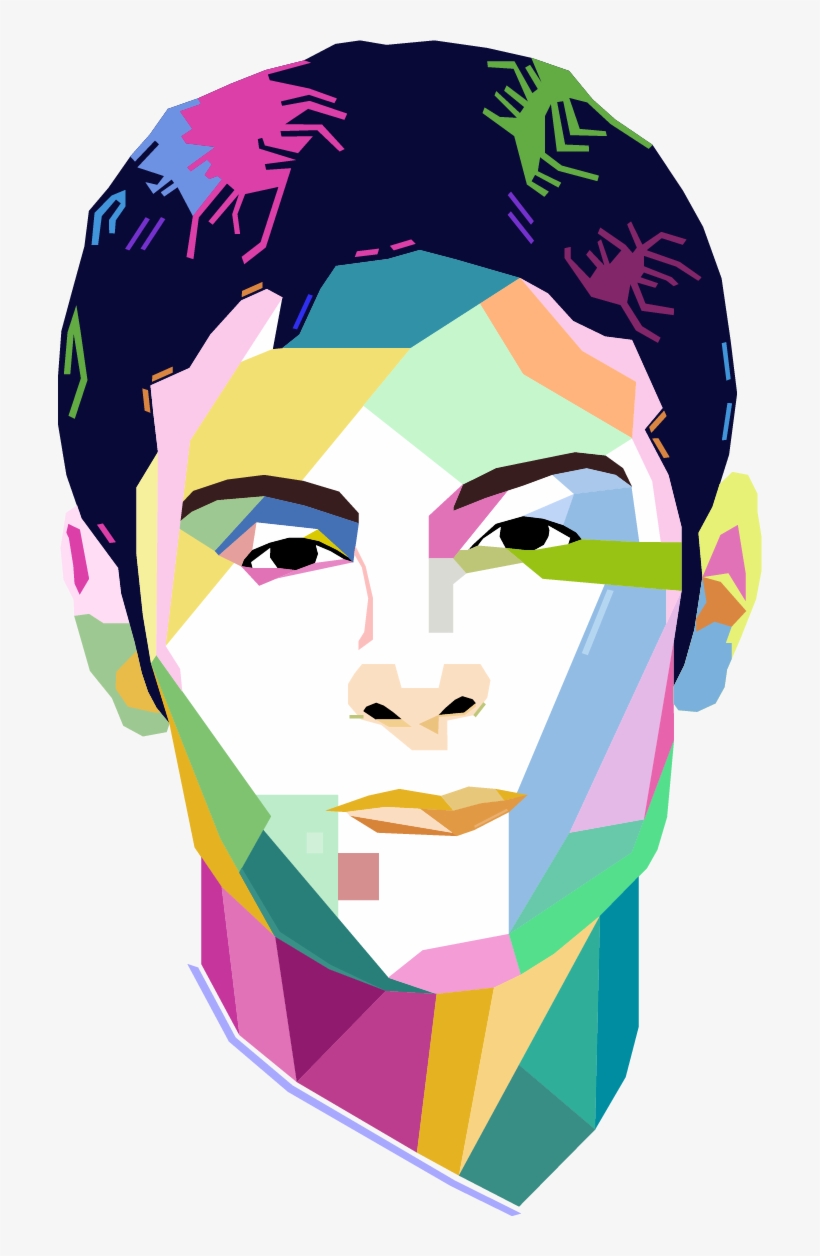 Concentration - Portrait Made Out Of Shapes, transparent png #1565650