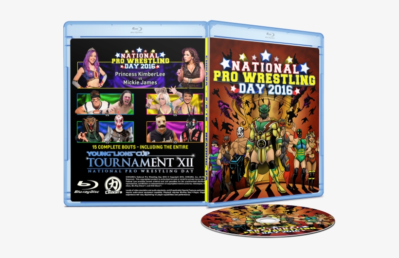 National Pro Wrestling Day 2016 Blu-ray And Dvd - Chikara Pro Wrestling Dvds, transparent png #1565687