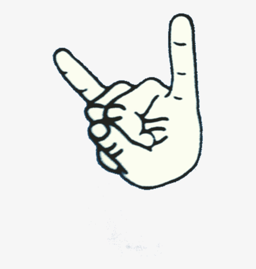 Rock Hands Tumblr Grunge Sticker Freetoedit Freetoedit - Eagles Of Death Metal Peace, transparent png #1566006