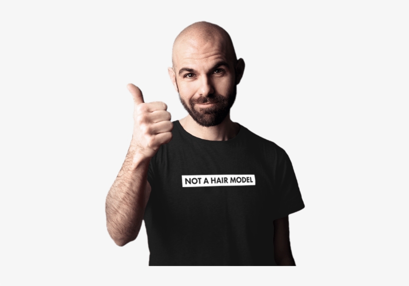 Whether You're Bald Intentionally, Naturally, Medically, - Hair, transparent png #1566084