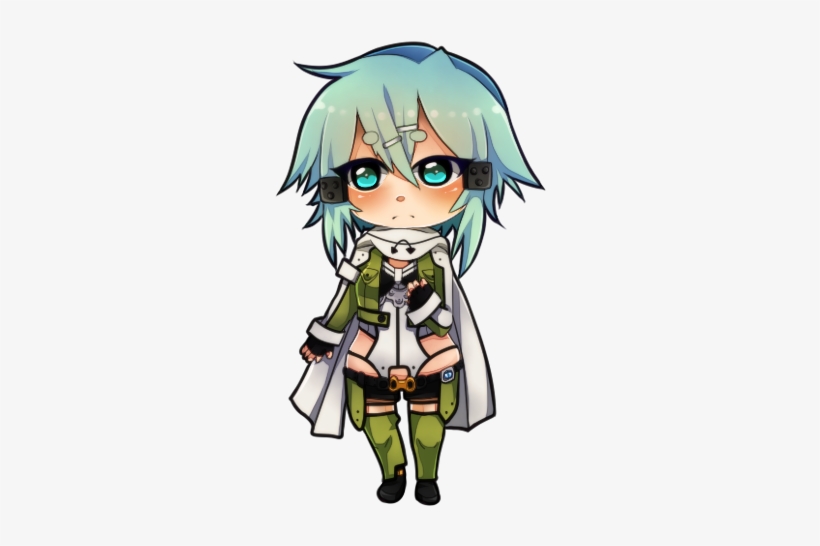 Clip Free Download Sinon Sao Speed Paint By Wosda On - Sword Art Online 2 Chibi, transparent png #1566105