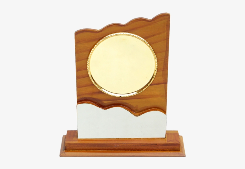 Wavy Wooden Trophy - Wooden Trophy Png, transparent png #1566192