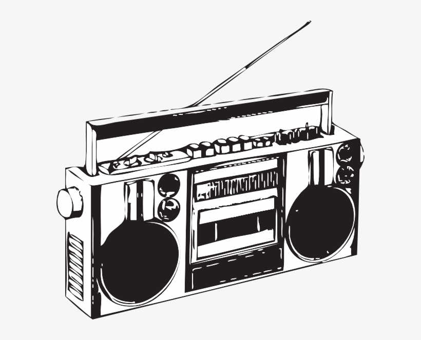 This Free Clipart Png Design Of Boombox Clipart, transparent png #1566323
