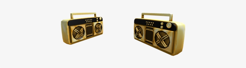 Dual Golden Super Fly Boomboxes - Roblox Dual Golden Super Fly Boomboxes, transparent png #1566633