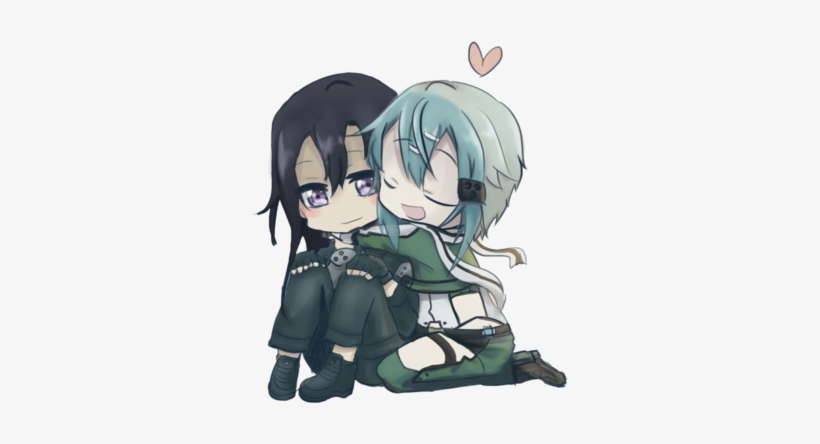 Ggo Kirito X Sinon, transparent png #1566678