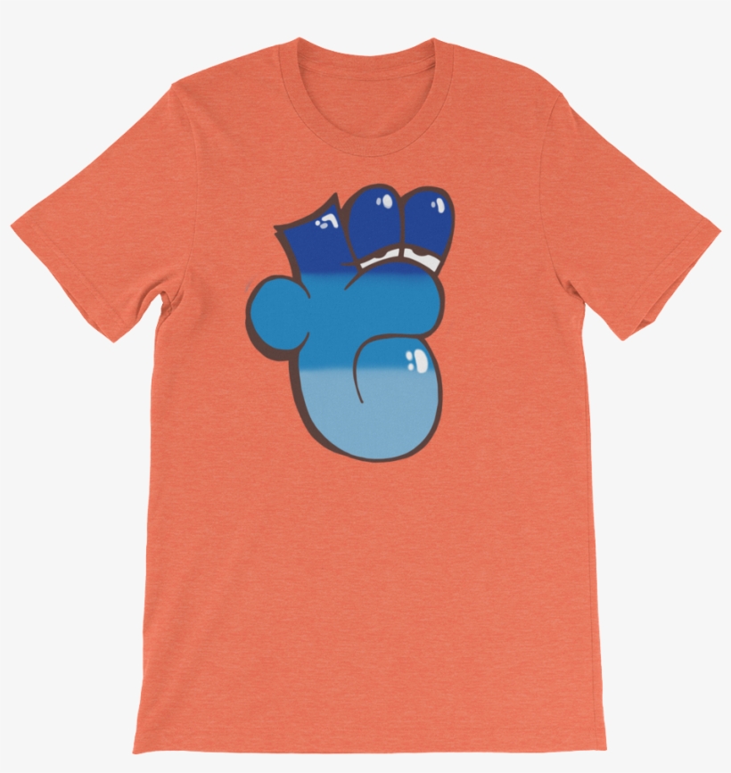 Eko Tshirtcolor Mockup Flat Front Heather Orange, transparent png #1566752