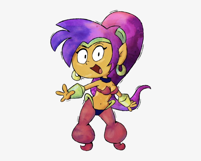 Had The Urge To Draw Shantae Today - Cartoon, transparent png #1567110
