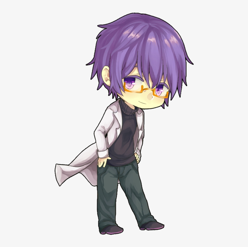 Anime With Glasses Chibi, transparent png #1567268