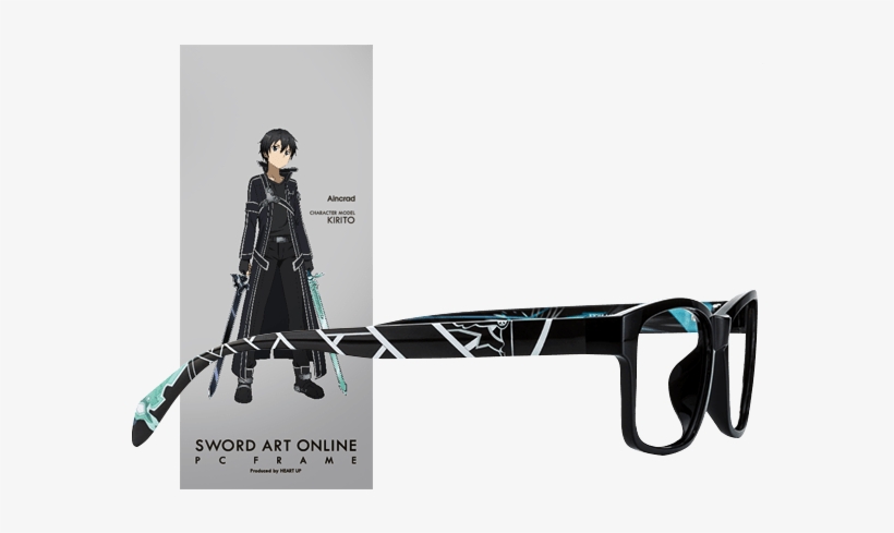 Wear Your Glasses In Style With Sword Art Online Character - Sword Art Online, transparent png #1567341