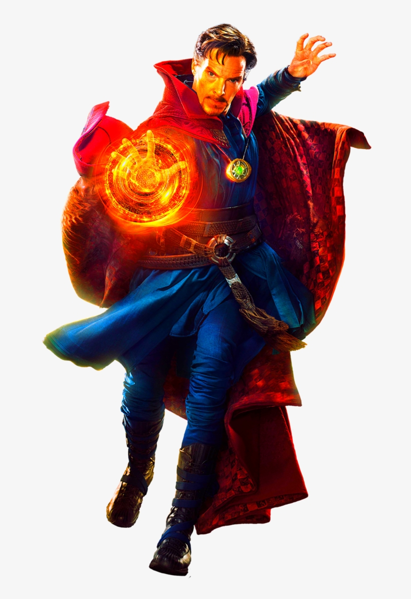 Doctor Strange Transparent In Action By Siddharthsidmo2 - Doctor Strange Coloring Book, transparent png #1567718