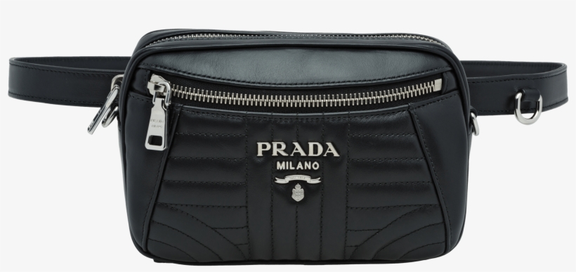 Prada Black Belt Bag, transparent png #1567740