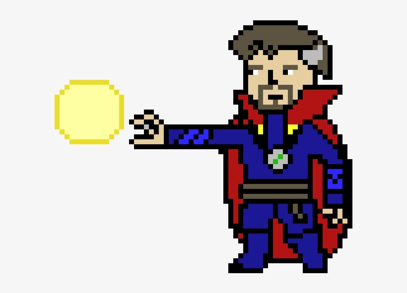 Dr Strange - Doctor Strange Pixel Art, transparent png #1567774