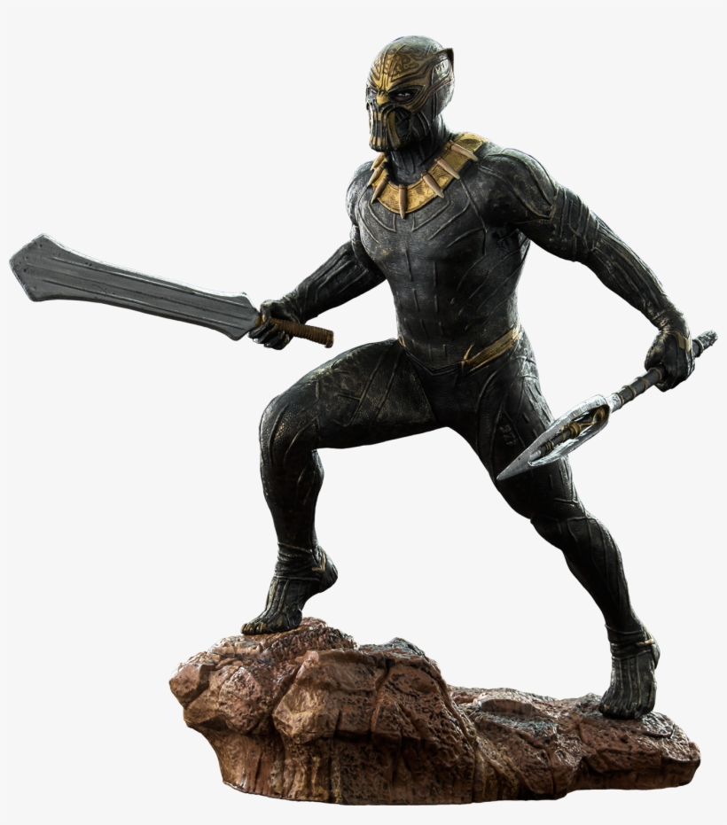 Killmonger Drawing Doctor Strange Picture Royalty Free - Marvel Gallery Black Panther Movie Killmonger Pvc Statue, transparent png #1567898