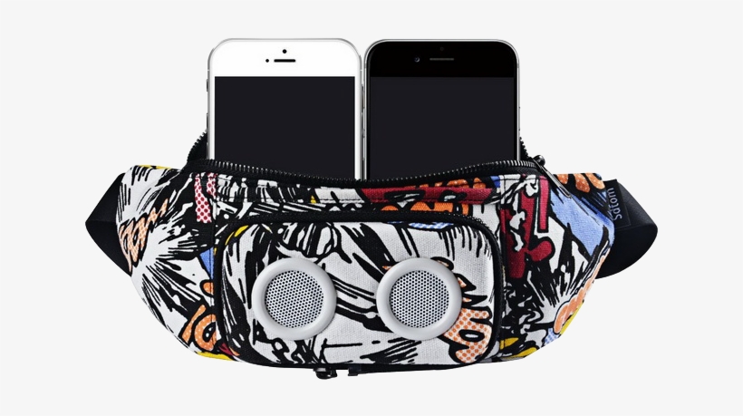 Fanny Pack Speakers ,waist Bag With Bluetooth Speaker - Fanny Pack, transparent png #1567971