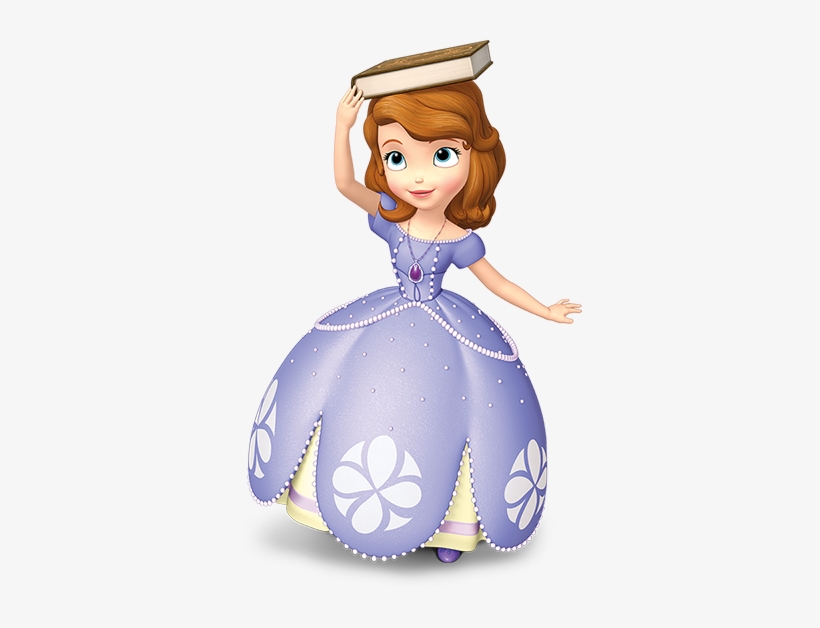 Sofia Balancing A Book - Sofia The First Party Game (each), transparent png #1568067