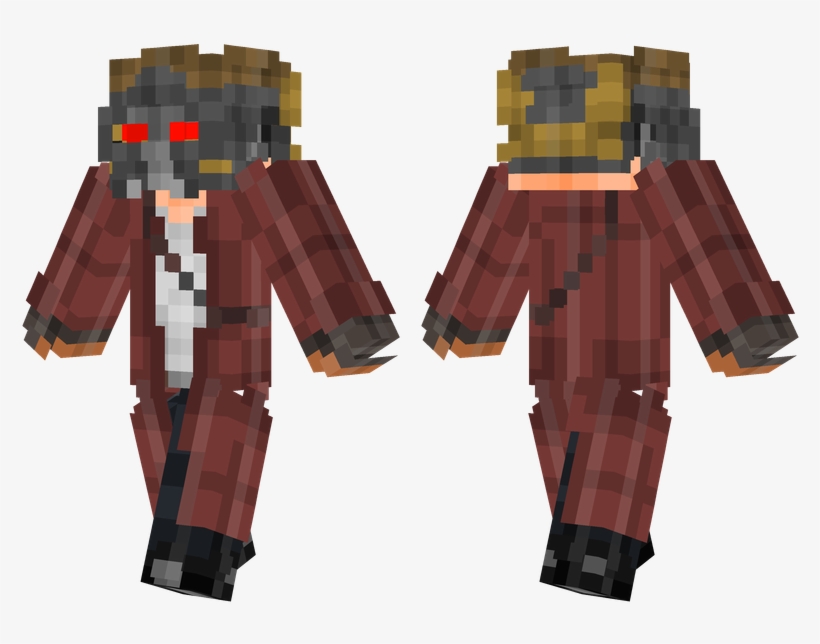 Star Lord - Boss Steve Minecraft Skin, transparent png #1568521